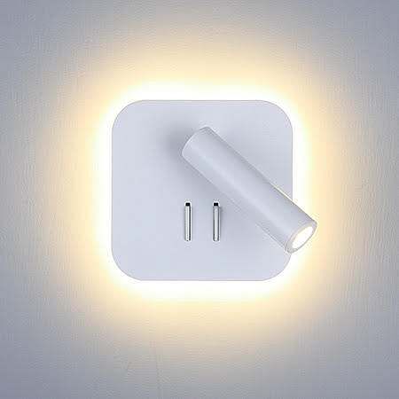 float square light + switch