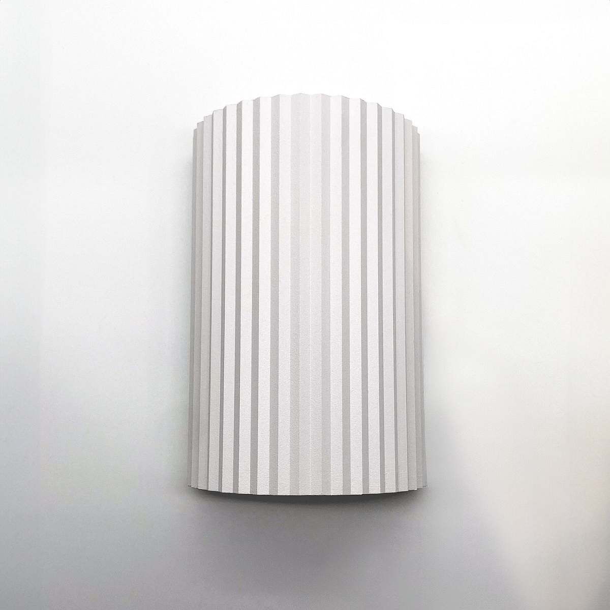 Ribbed Edge Half white