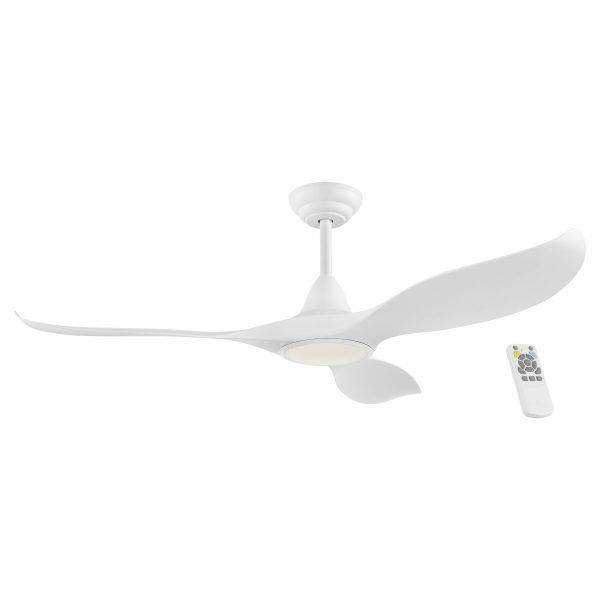 202971 NOOSA 52" ceiling fan white with light